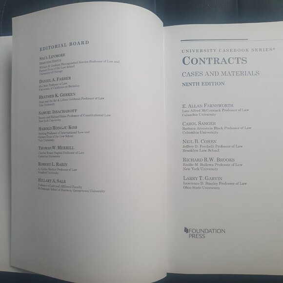 Contracts Cases and Materials 9th Edition - Picture 4 of 4